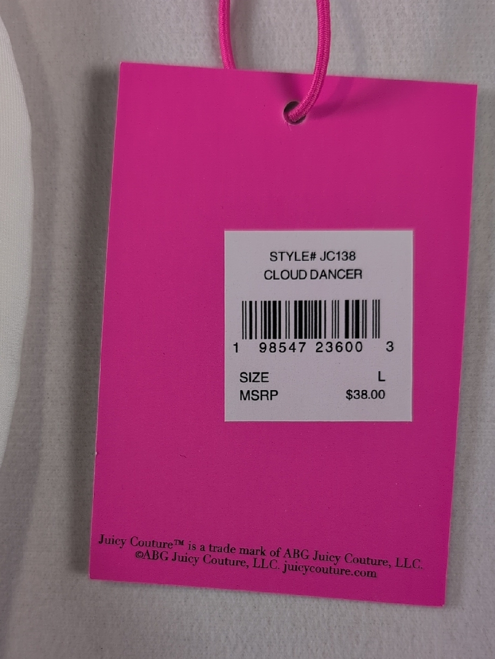Juicy Couture Sport Cloud DancerRuched T-Shirt Size Large - Picture 4 of 8